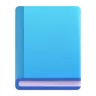 Emoji Libro blu 📘 image - Microsoft 3D Fluent style