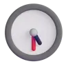 Emoji Orologio Face Five-Thirty 🕠 image - Microsoft 3D Fluent style