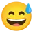 Grinning Face With Sweat
