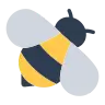 Honeybee Emoji 🐝 image - Tossface style