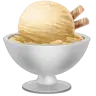 Ice Cream Emoji 🍨 image - Apple style
