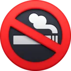 No Smoking Emoji 🚭 image - Facebook Meta style