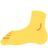 Emoji Piede 🦶 image - Twitter / X (Twemoji) style
