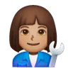 Woman Mechanic: Medium Skin Tone Emoji 👩🏽‍🔧 image - Samsung style