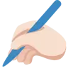 Writing Hand: Light Skin Tone Emoji ✍🏻 image - Twitter / X (Twemoji) style