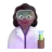 Woman Scientist: Medium-Dark Skin Tone