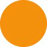 大きなオレンジ色の円 Emoji 🟠 image - Twitter / X (Twemoji) style