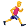 Man Running Facing Right Emoji 🏃‍♂️‍➡️ image - Apple style