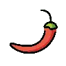 Emoji Peperoncino 🌶 image - OpenMoji style