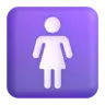 Symbol der Frauen Emoji 🚺 image - Microsoft 3D Fluent style