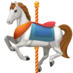 Carousel Horse Emoji 🎠 image - Facebook Meta style
