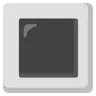 Emoji Pulsante quadrato bianco 🔳 image - Google Noto Color style