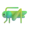Emoji Cricket 🦗 image - Microsoft 3D Fluent style