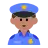 Woman Police Officer: Medium Skin Tone