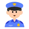 Man Police Officer: Light Skin Tone Emoji 👮🏻‍♂️ image - Tossface style