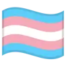Transgender Flag Emoji 🏳️‍⚧️ image - Google Noto Color style