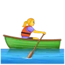 Woman Rowing Boat Emoji 🚣‍♀️ image - WhatsApp style