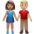 Woman And Man Holding Hands: Medium Skin Tone, Medium-Light Skin Tone