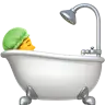 Person Taking Bath Emoji 🛀 image - Apple style