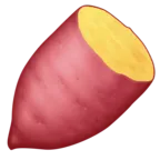 Roasted Sweet Potato Emoji 🍠 image - Facebook Meta style