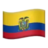 Flag: Ecuador Emoji 🇪🇨 image - Apple style