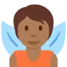Fairy: Medium-Dark Skin Tone Emoji 🧚🏾 image - Twitter / X (Twemoji) style