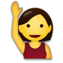 Person Raising Hand