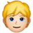 Person: Light Skin Tone, Blond Hair