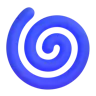 Cyklon Emoji 🌀 image - Microsoft 3D Fluent style