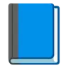 Emoji Libro blu 📘 image - Google Noto Color style