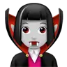 Woman Vampire: Light Skin Tone Emoji 🧛🏻‍♀️ image - Apple style