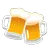 Clinking Beer Mugs