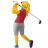 Woman Golfing