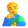 Man Feeding Baby Emoji 👨‍🍼 image - Microsoft 3D Fluent style
