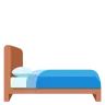 ベッド Emoji 🛏 image - Google Noto Color style