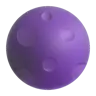 New Moon Emoji 🌑 image - Microsoft 3D Fluent style
