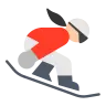 Snowboarder: Light Skin Tone Emoji 🏂🏻 image - Tossface style