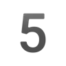 Digit Five 5 image - Google Noto Color style