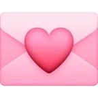 จดหมายรัก Emoji 💌 image - Facebook Meta style