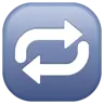 Repeat Button Emoji 🔁 image - WhatsApp style