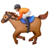 Horse Racing: Medium Skin Tone Emoji 🏇🏽 image - Samsung style