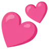 두개의 심장 Emoji 💕 image - Google Noto Color style