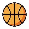 Basketball Emoji 🏀 image - OpenMoji style