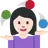 Woman Juggling: Light Skin Tone