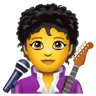 Singer Emoji 🧑‍🎤 image - WhatsApp style