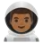 Man Astronaut: Medium-Dark Skin Tone