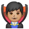 Man Vampire: Medium Skin Tone Emoji 🧛🏽‍♂️ image - Samsung style