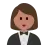 Woman In Tuxedo: Medium Skin Tone