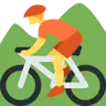 ปั่นจักรยานเสือภูเขา Emoji 🚵 image - Twitter / X (Twemoji) style