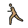 Man Running: Medium Skin Tone Emoji 🏃🏽‍♂️ image - OpenMoji style